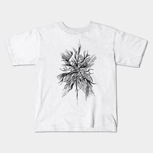 Abstract doodle line Kids T-Shirt